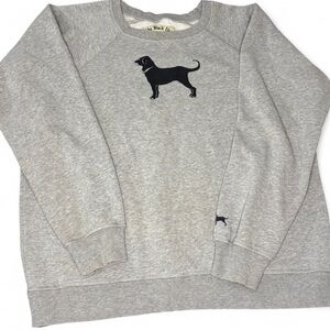 NWOT Black Dog Gray Crewneck Sweatshirt Small
